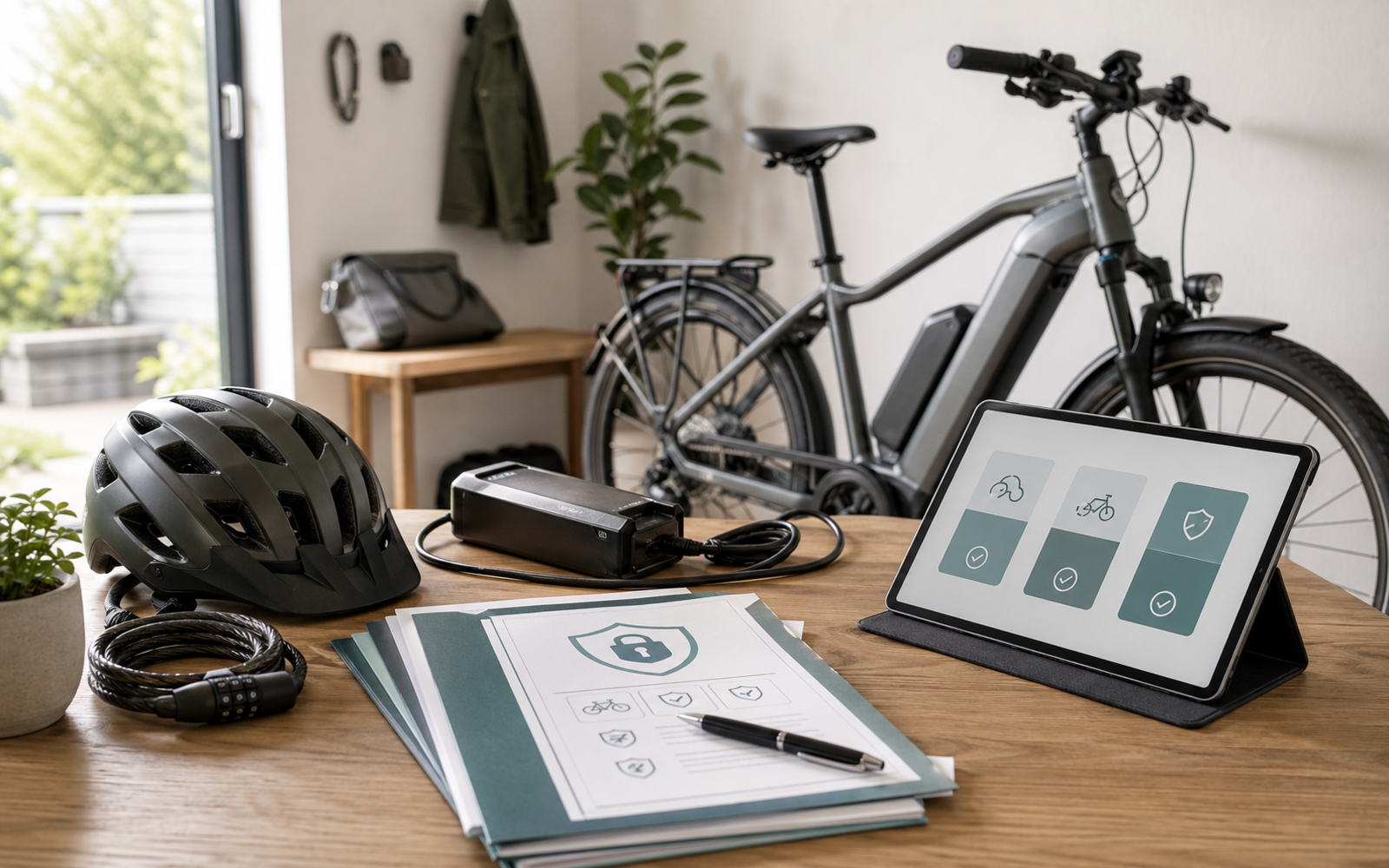 Themenbild für E-Bike Versicherung auf rechtsschutzversicherung-vergleich.biz